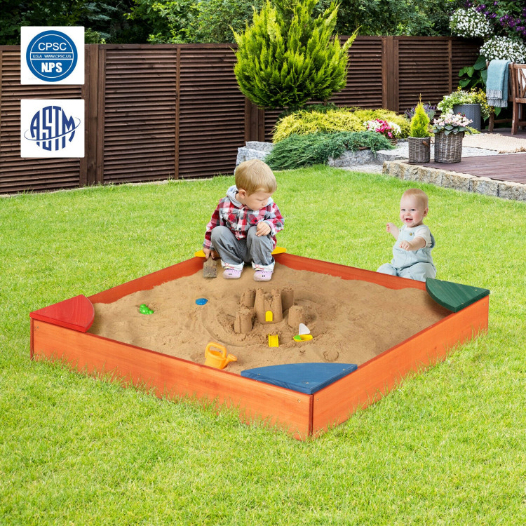 Unleash Endless Fun and Creativity with Our Premium Wooden Sandbox!