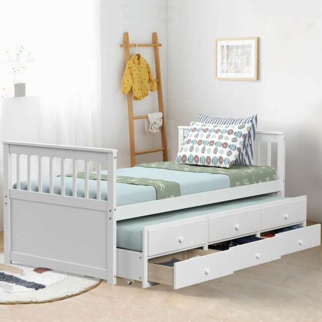 Your Space Saving Secret Weapon: Twin Trundle Bed frame