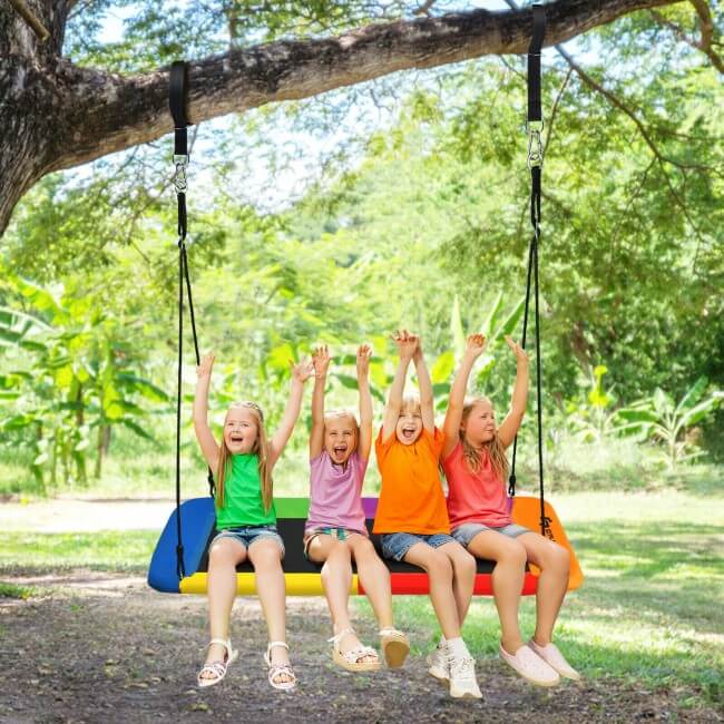 60 Inches Platform Tree Swing: The Perfect Addition to Any Backyard