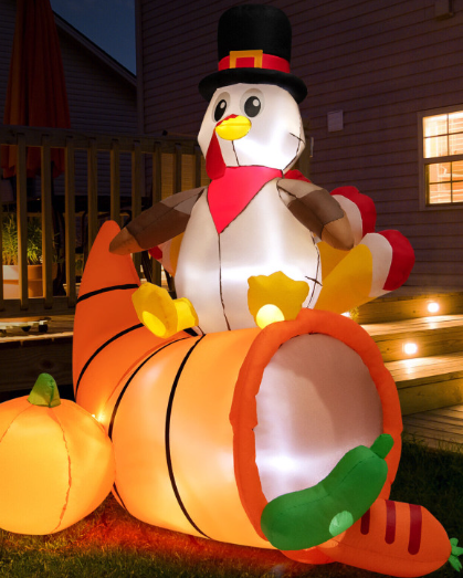 Thanksgiving inflatable ideas to add a festive touch to your celebrations: