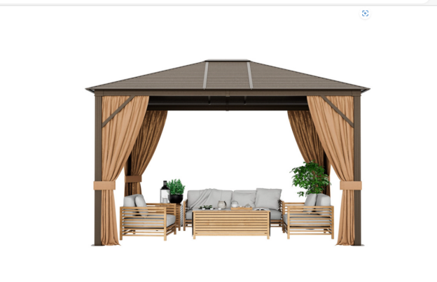 Transform Your Outdoor Space with the 12x10ft Hardtop Gazebo - The Ultimate Blend of Luxury and Dura