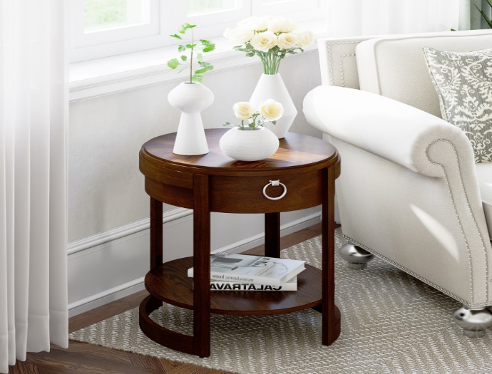 Should you use end tables in a living room?