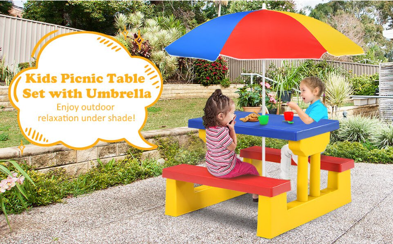 The Ideal Outdoor Experience: Why Kids Picnic Tables are Essential for Outdoor Fun